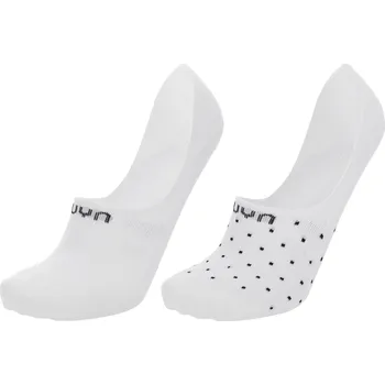 Dámské ponožky UYN GHOST 4.0 SOCKS 2 páry - bílá/bílá s puntíky 43/44