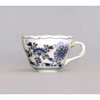 Šálek vysoký A/1 , 0,12 l, originální cibulák zlacený, cibulový porcelán Dubí