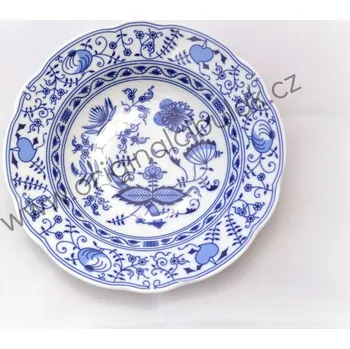 Talíř cibulák talíř hluboký 23 cm Leander cibulákový porcelán