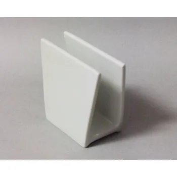 Sada nádobí Stojánek na ubrousky Bohemia White - design prof. arch. Jiří Pelcl, bílý porcelán Dubí