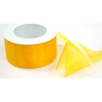 Stuha Stuha monofilová žlutá - 50mm/1m