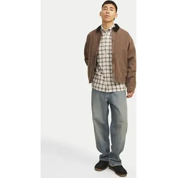 Pánské oblečení Jack & Jones Košile Blubrook 12260710 Béžová Comfort Fit L