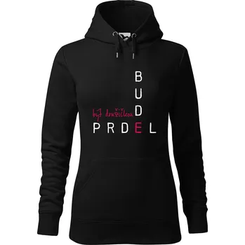 Dámská mikina DOBRÝ TRIKO Dámská mikina s potiskem Být družičkou Velikost dámské mikiny: XL, Barva: Černá