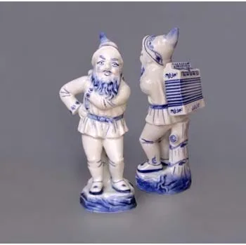 Jednorázové nádobí Cibulák trpaslík s harmonikou Lojza 22 cm český porcelán Dubí 2.jakost