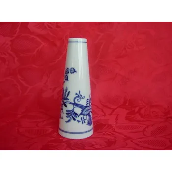 Váza Cibulák Váza úzká 15 cm originální cibulákový porcelán Dubí, cibulový vzor,