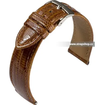 Řemínek na hodinky Řemínek k hodinkám BARINGTON Teju Lizard zlatohnědá (23) 16 mm pánský
