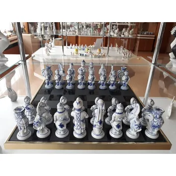 Šachy cibulák Dubí šachy Cibulák originální český porcelán DUX Dubí