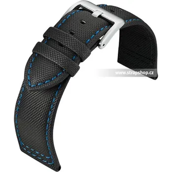 Řemínek na hodinky Řemínek k hodinkám EULIT Regatta modré prošití (05) 22 mm