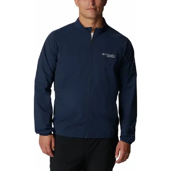 Pánská větrovka na běhání Columbia Endless Trail Wind Shell - collegiate navy XL sportovní bunda