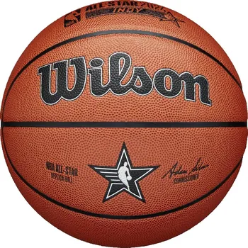 Basketbalový míč Wilson NBA All Star Replica Bskt + Obal All-Star Bskt Pkg Uni WZ2015501XB - brown 7