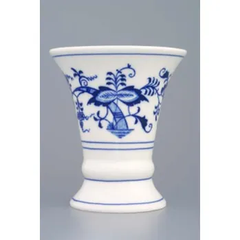 Váza Cibulák váza 1213, 12 cm originální cibulákový porcelán Dubí, cibulový vzor,