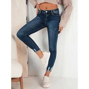 Dámské džíny Dámské džíny s vysokým pásem NULES UY1908 Barva: Nebeská, Velikost: 30