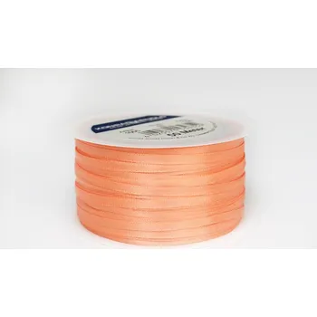 Stuha Saténová stuha 3 mm - lososová - 1m
