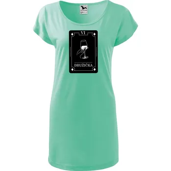 Dámské tričko DOBRÝ TRIKO Dámské tričko/šaty Družička tarot Velikost: L, Barva: Mátová