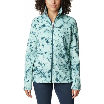 Dámská mikina Columbia Fast Trek™ Printed Jkt W 1622211321 - aqua haze flurries L