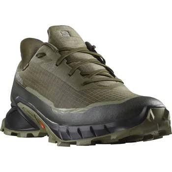 Pánská běžecká obuv Salomon Alphacross 5 GTX M L47310300 - olive night/black/deep lichen green 45 1/3