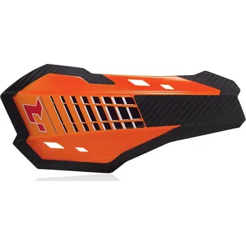 Chránič ruky pro motocykl kryty páček HP2, RTECH (k oranžové, vč. montážní sady)