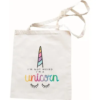 Nákupní taška Plátěná taška 42x38cm - Unicorn