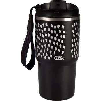 Termohrnek Albi Černý termohrnek Deluxe 500 ml