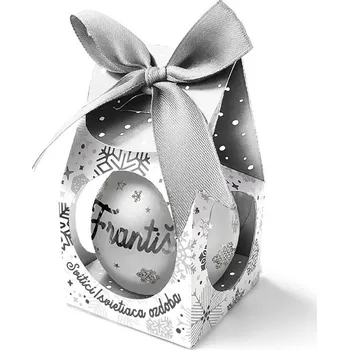 Vánoční dekorace Nekupto Vánoční koule se jménem svítící - František