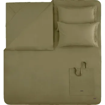 Povlečení Yataş Bedding Plain Set zelené 240 x 220 cm