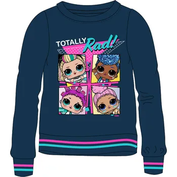 Dívčí oblečení LOL. Surprise- licence Dívčí mikina - LOL.Surprise 5218263, tmavě modrá Barva: Modrá tmavě, Velikost: 110