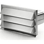 Naber E-Jal flow 150 X - venkovní mřížka se zpětnou klapkou nerez