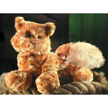 plyšák RUSS Kocour žíhaný rezavý