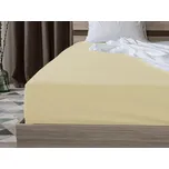 Jersey prostěradlo EXCLUSIVE krémové 160 x 200 cm 151109053