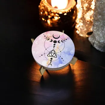 Podtácek art-wood.cz Dřevěné podtácky - Mystická geometrie