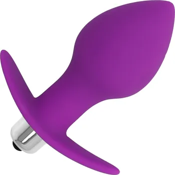 LOLO silikonový anální kolík s vibrátorem 4cm