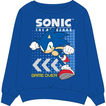 Chlapecká mikina Ježek SONIC - licence Chlapecká mikina - Ježek Sonic 5218152W, modrá Barva: Modrá, Velikost: 116