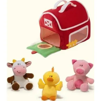 plyšák RUSS Hrací set farma