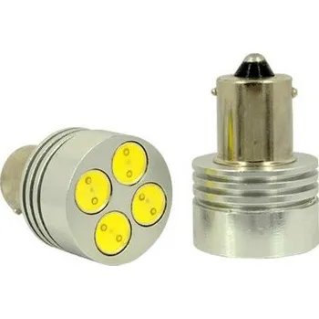 Držák SPZ HYPER LED BAU15S 4 SMD x 2 čipy 12V 21W bílá 1ks