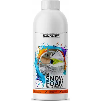 Autošampón NANOAUTO SNĚHOVÁ PĚNA - bílá aktivní pěna 500ml
