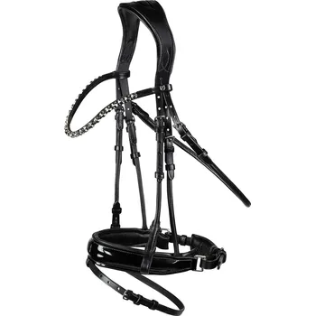 HORZE Anatomická uzdečka Clermont Barva: Černá, Velikost: Full