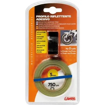 Držák SPZ Reflexní páska na kola modrá