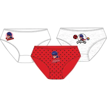 Dívčí kalhotky - Kouzelná Beruška Miraculous 5233251, šedá / červená / tmavě modrá Barva: Mix barev, Velikost: 116-128