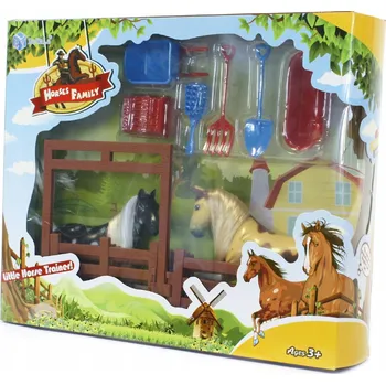 FARMA PRO KONĚ stáj SADA FIGUREK KONÍKŮ