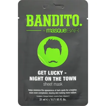 Pleťová maska Bandito Get Lucky Night on the Town Sheet Mask