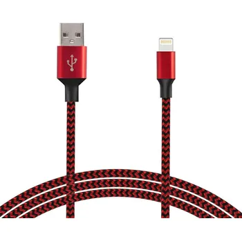 Držák SPZ Kabel - USB A 2.0 / Iphone 2,0A 1,5m