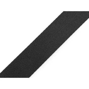 Hladký popruh s leskem šíře 30 mm