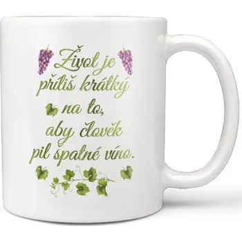 Hrnek 330 ml - Špatné víno