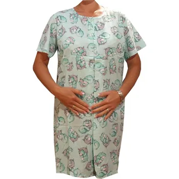 Dámské noční prádlo xcena Noční košile mateřská Zelená M