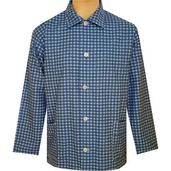 Pánské pyžamo Pánský Pyžamový Kabátek Flanelový FOLTÝN PPKF22 Velikost: S, Materiál: Flanel