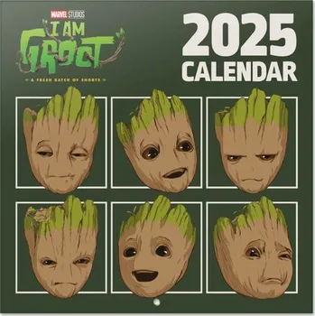 Kalendář Marvel I Am Groot 30 x 30 cm 2025