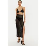 Calvin Klein Swimwear Maxi sukně KW0KW02734 Černá Regular Fit M