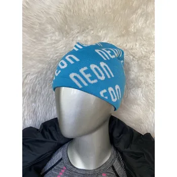Nákrčník NEON LOGO BEANIE HAT COBALT FLUO WHITE