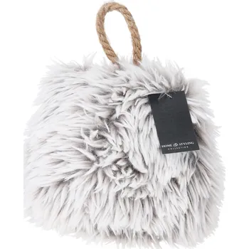 Dekorace do dětského pokoje H&L Dveřní zarážka Cube 15x10x15cm, šedá