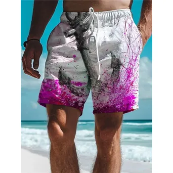 Pánské kraťasy Pánské plavecké šortky vzorované Velikost: M, Barva (Varianta): D20241911D